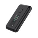 Bluetooth audio-adapteri näytöllä ja 250 mAh akulla Bluetooth 5.0 Kantama 10 m 3,5 mm jack-liitin Muovia ABS Mitat 6,2 x 4 x 1 cm 1