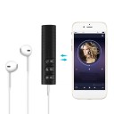 Bluetooth audio přijímač s klipem a tlačítky pro ovládání hudby Zdířka jack 3,5 mm Ke sluchátkům i do auta Adaptér jack 3,5 mm v balení 5