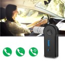 Bluetooth ηχητικός δέκτης αυτοκινήτου με υποδοχή 3,5 mm jack Ασύρματη αναπαραγωγή μουσικής από το τηλέφωνο μέσω AUX Μικρόφωνο για κλήσεις handsfree 3
