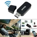 Bluetooth ηχητικός δέκτης για αυτοκίνητο και ηχεία Σύνδεση μέσω AUX με 3,5 mm jack Τροφοδοσία από USB Εμβέλεια έως 10 μ Περιλαμβάνει ηχητικό καλώδιο 3