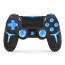 Bluetooth gamepad 9,8 x 16 cm για PS4 PS3 και PC με RGB φωτισμό και touchpad ασύρματος χειριστήριο με 6άξονα γυροσκόπιο 8