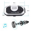 Bluetooth-Gegensprechanlage V8 mit Soft- und Hard-Mikrofonen IPX6 850 mAh 13 h Akkulaufzeit Wasserdicht Gegensprechanlage für zwei Helme FM GPS MP3 2
