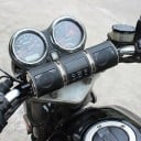 Bluetooth-högtalare för motorcykel med montering på styret Två högtalare och kontrollpanel Strömförsörjning 12 V Plast ABS Svart utförande 3