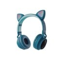 Bluetooth hoofdtelefoon over het oor met kattenoren en LED-verlichting Slot voor Micro SD-kaart Muziek- en oproepbediening Frequentie 20 6