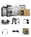 Bluetooth intercom V8 met zachte en harde microfoons IPX6 850 mAh 13 uur batterijduur Waterdicht Intercom voor twee helmen FM GPS MP3 3