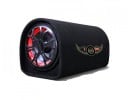 Bluetooth Lautsprecher mit 100 W Leistung in schwarzem Zylindergehäuse MP3-Player Bass- und Höhenregulierung RCA-Eingang Abmessungen 28 x 15 cm 1