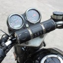 Bluetooth Motorcycle Player with FM Radio and Two Speakers Control Panel Handlebar Mounting Power Supply 12 V Dimensions 21 x 6 cm 3