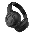 Bluetooth Over-Ear Headphones with FM Radio and Micro SD Card Slot Display on Ear Cup Microphone for Calls 3.5 mm Jack Battery Life 8 Hours 2