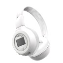 Bluetooth Over-Ear Headphones with FM Radio and Micro SD Card Slot Display on Ear Cup Microphone for Calls 3.5 mm Jack Battery Life 8 Hours 1