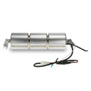 Bluetooth player pentru motocicletă cu radio FM și două difuzoare Panou de control Montaj pe ghidon Alimentare 12 V Dimensiuni 21 x 6 cm 4