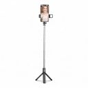 Bluetooth Selfie-Stick mit Stativ und LED-Licht 71 cm Fernbedienung Drehbarer Handyhalter 360° für Fotos und Videos 4
