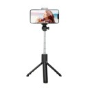 Bluetooth selfie tyč so statívom a LED svetlom 71 cm Diaľkové ovládanie Otočný držiak telefónu 360° pre fotenie a videá 8