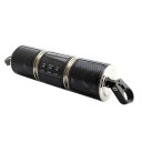 Bluetooth Speaker for Motorcycle with Handlebar Mount Two Speakers and Control Panel 12 V Power ABS Plastic Black Finish 1