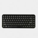 Bluetooth-tangentbord med runda tangenter i retro stil Kompakt engelskt QWERTY-layout med piltangenter Drivs av AAA-batterier Plast ABS 2