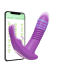 Bluetooth Triple Stimulation Vibrator Vízálló Rotary Vibrátor 9 vibrációs móddal Telefon Távirányító Vibrátor 3