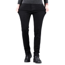Blugi negri drepți pentru bărbați, croială slim fit, croială îngustă, pantaloni eleganți din denim, blugi negri slim, casual, Ținută bărbătească 2