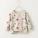 Blumen-Sweatshirt für Mädchen 1