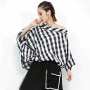 Blusa às riscas preto e branco 5