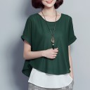 Blusa bicolor para mujer 9