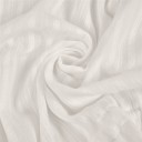 Blusa blanca para mujer con mangas largas abullonadas Escote profundo en V con encaje Cintura ajustada con cordón y volantes Poliéster con suave 6