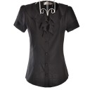 Blusa da donna con volant A2847 3