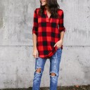 Blusa de cuadros para mujer Anastacia 3