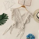 Blusa de moda para mujer con lunares. 4