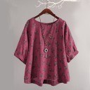 Blusa de mujer con flores Brunela 4