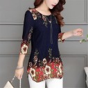 Blusa de mujer con flores Gisela 1
