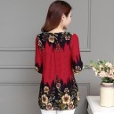Blusa de mujer con flores Gisela 2