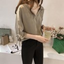 Blusa de mujer con lazo Isadora 6
