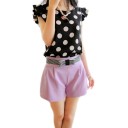 Blusa de mujer con lunares 3