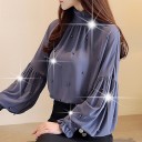 Blusa de mujer con perlas 1