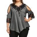 Blusa de mujer talla grande 6