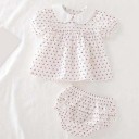 Blusa e calções para menina L1367 7