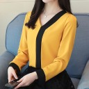 Blusa feminina bicolor 1