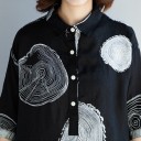 Blusa femminile ampia con stampa 6