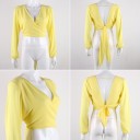 Blusa sexy con scollatura profonda 4