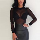 Blusa transparente de mujer B55 5