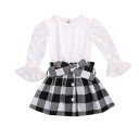 Blusa y falda niña L1210 6