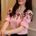 Bluse med bare skuldre 1