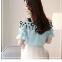 Bluse med bare skuldre 4