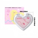 Blush Crema Illuminante 6 x 5,3 cm Blush Crema in Scatola a Forma di Cuore Illuminazione Naturale della Pelle Cosmetica Compatta 4