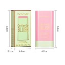 Blush cremoso tonificado em tubo 19 g 8,6 x 4,7 cm Blush multifuncional para bochechas lábios olhos Hidratante de longa duração stick rotativo 4