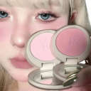 Blush in Polvere 6 g Blush Waterproof a Lunga Durata in Confezione Compatta Rotonda con Specchio Trucco Delicato per Sottolineare le Guance 4