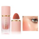 Blush liquido per viso e labbra 6,5 ml 71 x 26 mm Blush opaco resistente all'acqua in tubo con applicatore a spugna effetto a lunga durata 7