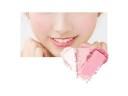Blush tricolore pour mettre en valeur les joues Motif en relief en losanges et cadre doré Poudre ronde avec couvercle transparent 3