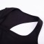 Bluz asimetric negru pentru femei 3
