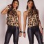 Bluză leopard pentru femei A160 2