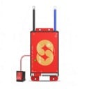 BMS προστατευτική πλακέτα για μπαταρίες DALY 7S έως 17S 60 A 125 x 66 x 15,8 mm Θύρες CAN/485 και UART με αισθητήρα NTC Κόκκινη για ηλεκτρικά σκούτερ 1